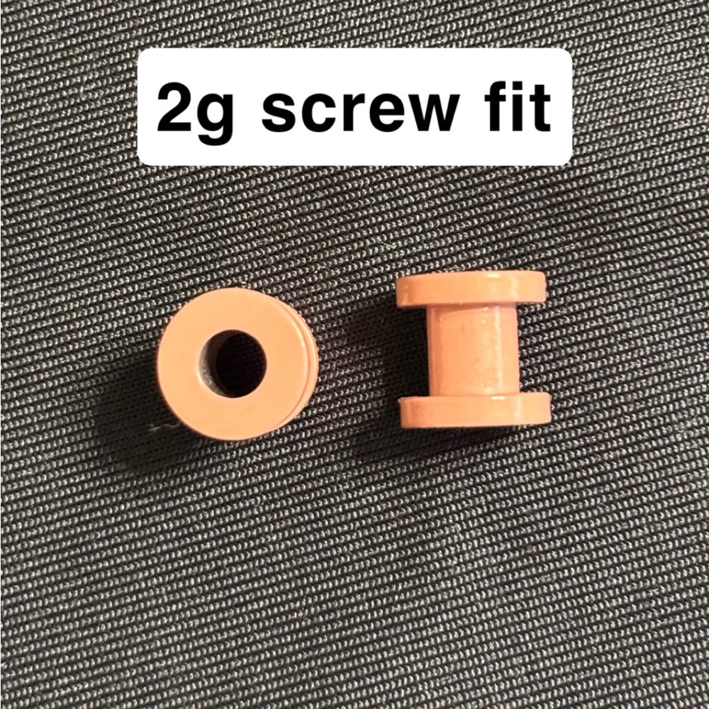 Pastel pink 2g tunnels